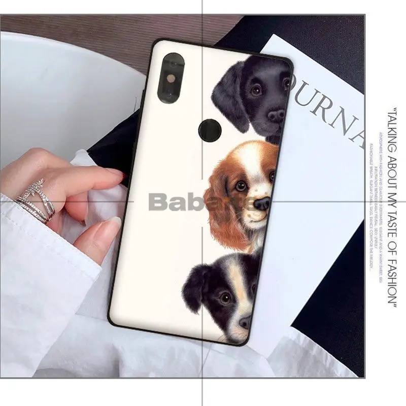 Мягкий силиконовый черный чехол для телефона Babaite Xiaomi Mi 8 SE 6 Note 3 MIX 2 2S | Мобильные