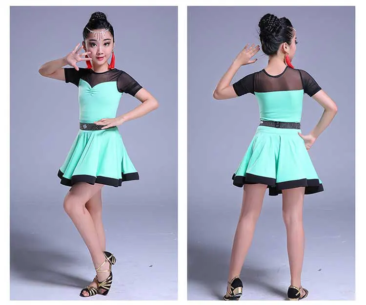 Платье для латиноамериканских танцев девочек Детские бальные платья детей