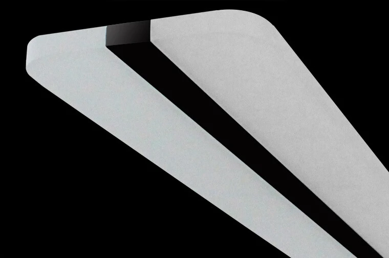 100 см офисная Люстра для столовой продолговатая длинная полоса прямоугольная