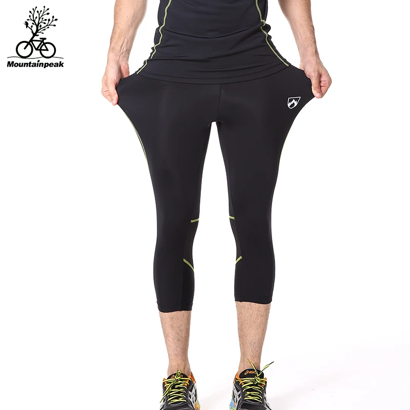 Mountainpeak Sports Tight Pants Shorts Running Jogging Fitness Seven Marathon Fast Drying Leggings | Спорт и развлечения