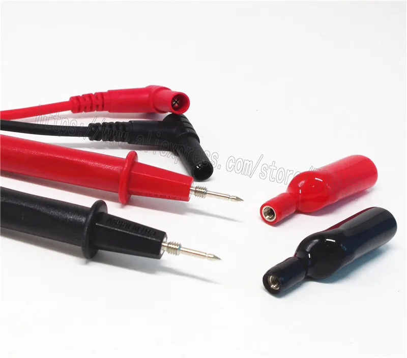 Изолированный ПВХ 4 мм испытательный конец острый наконечник с винтом + Резьбовая