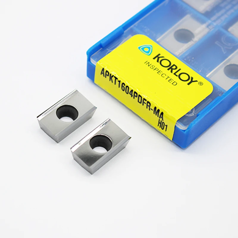 APKT1604 PDFR H01 Алюминиевая Вставка без покрытия Карбид поворачивающийся Indexable Insert