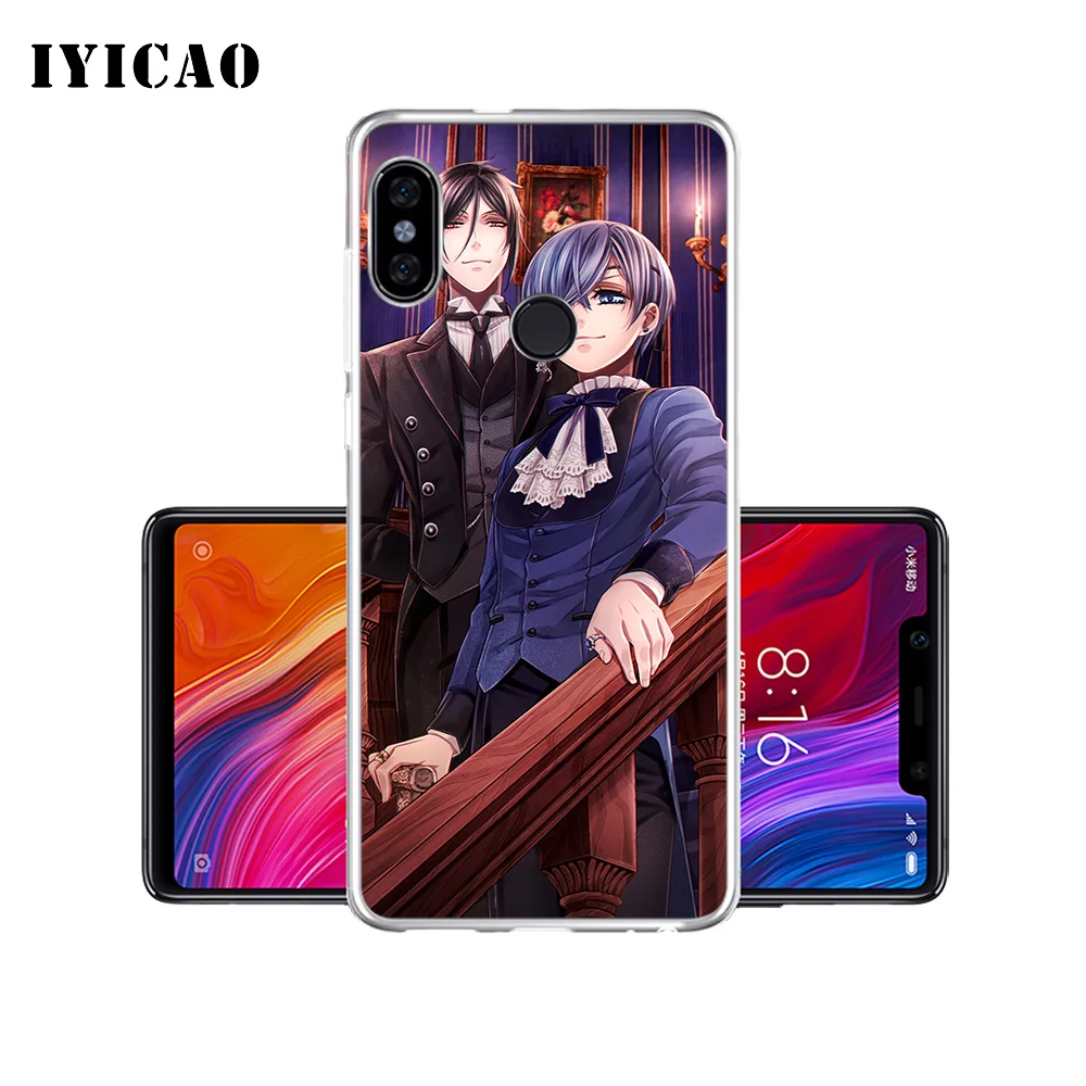 IYICAO черный мягкий силиконовый чехол для телефона Butler Xiaomi Mi 9 8 SE 6 A1 A2 Lite F1 MIX2S MIX3 TPU |