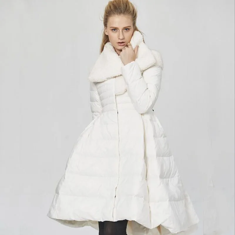 Зимняя куртка женская длинная теплая с отложным воротником|coat down|coat fashioncoats coats |