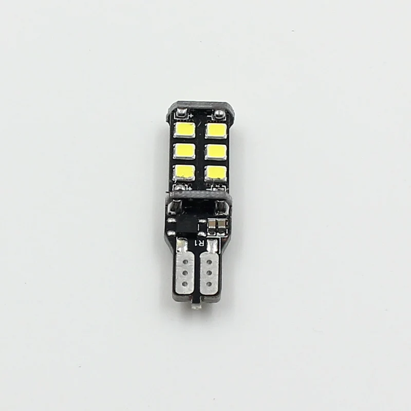 W16W светодиодный 15 Светодиодная лампа без ошибок для BME E46 15SMD белая W5W T10 Canbus