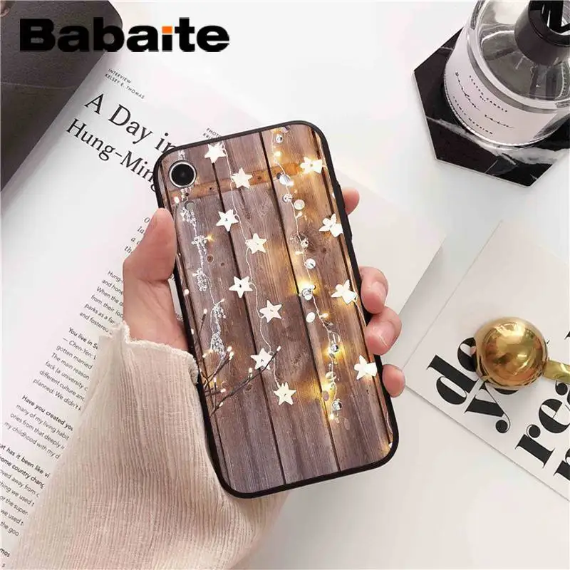 Babaite пейзаж зимний светильник Снег DIY печать PhoneCase для iPhone6S 6plus 7plus 8 8Plus X Xs MAX 5 5S XR 11 11pro 11promax