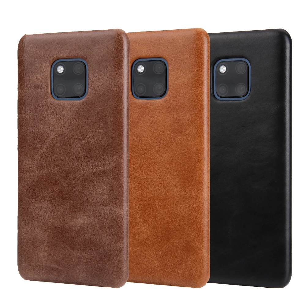 Genuine Leather Vintage Pattern Back Cover for Huawei P10 P20 plus Mate 9 10 20 mate pro RS Porsche Version | Мобильные телефоны и