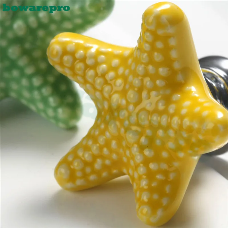 Керамическая ручка двери в стиле Starfish детский ящик для шкафа кухонная мебель