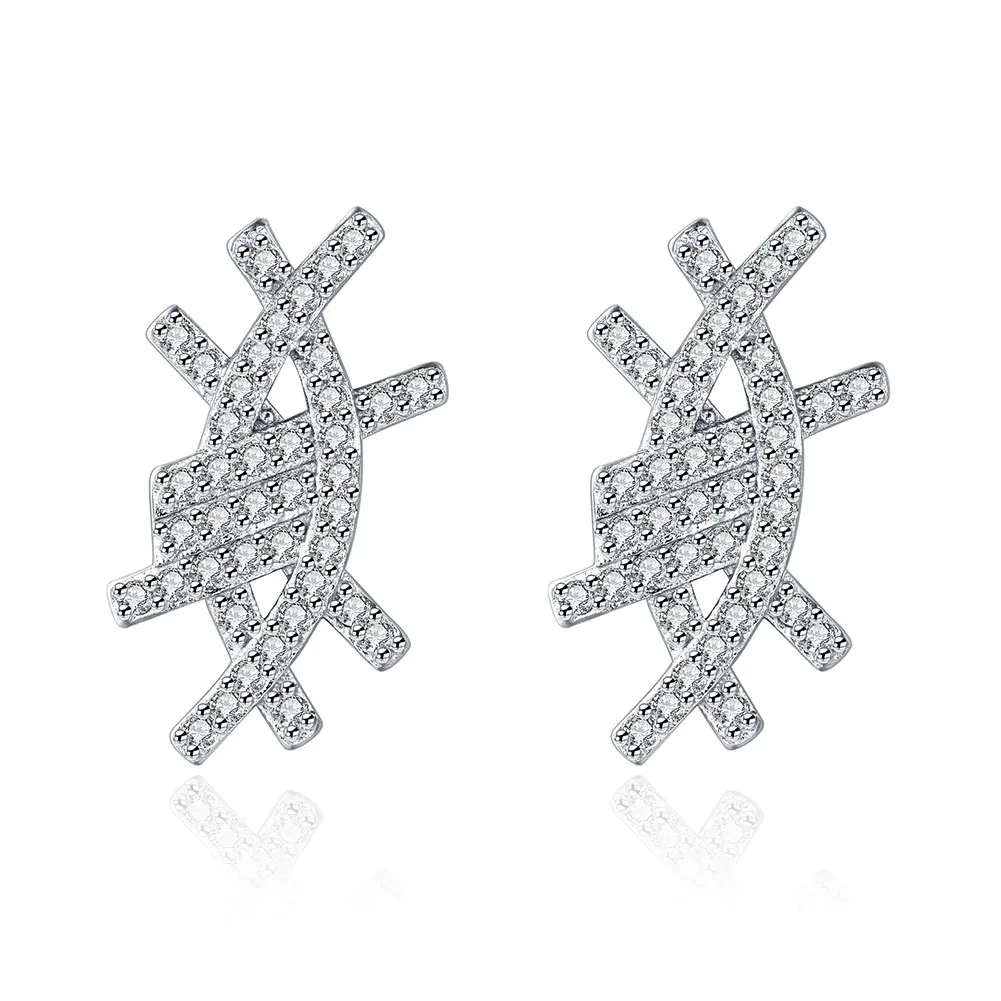 Charmian & Cecelia 925 пробы серебряные серьги гвоздики в форме глаз|stud earrings|925 sterlingearring studs