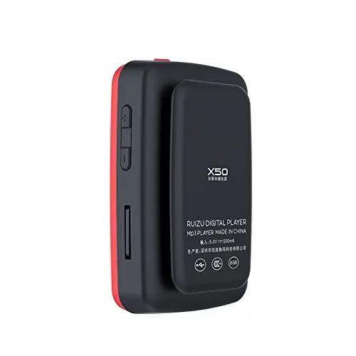 RUIZU X50 8GB Bluetooth MP3 музыкальный плеер спортивный зажим защита от пота Walkman качество