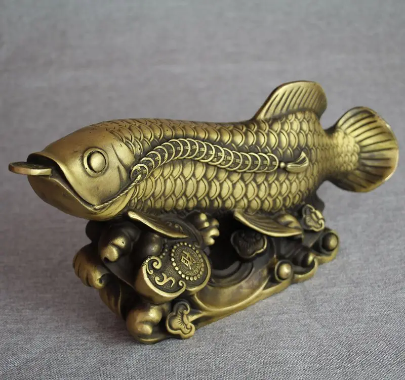 

Archaize copper the old excellent brass fish.