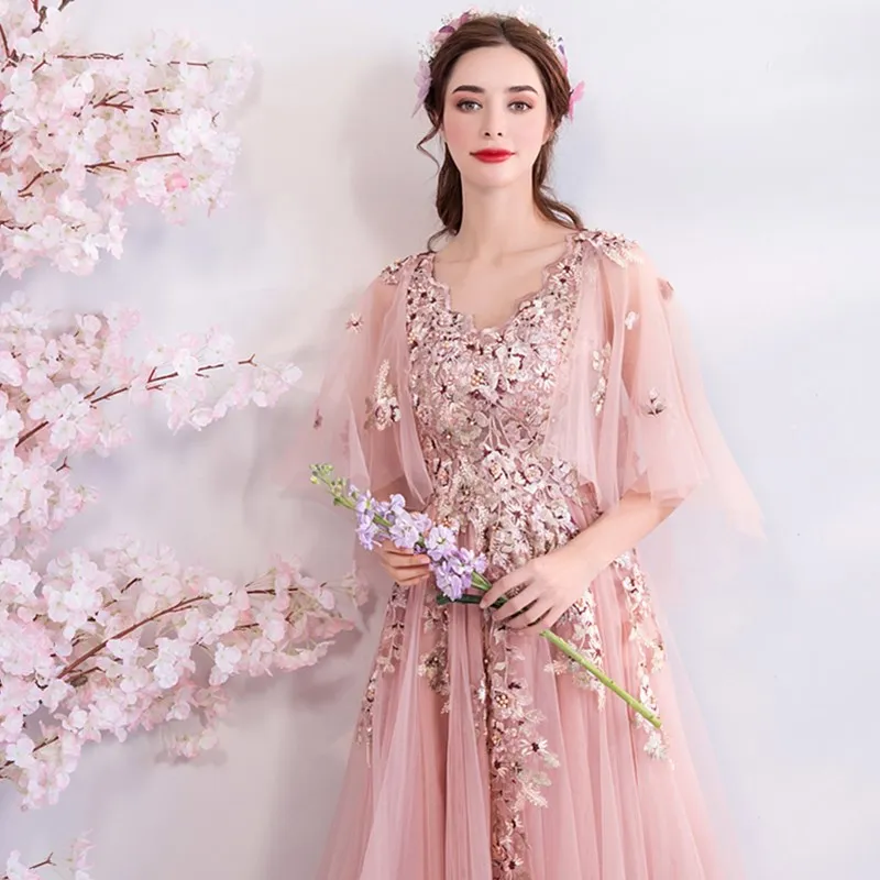 Ruthshen Длинные Выпускные платья 2018 с цветочной аппликацией недорогие Vestido Longo