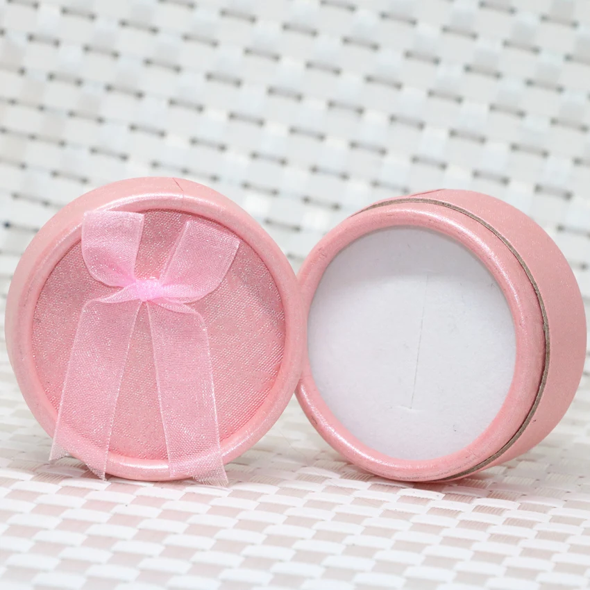 Горячая Распродажа милые подарки ювелирное изделие розовая изящная коробка для