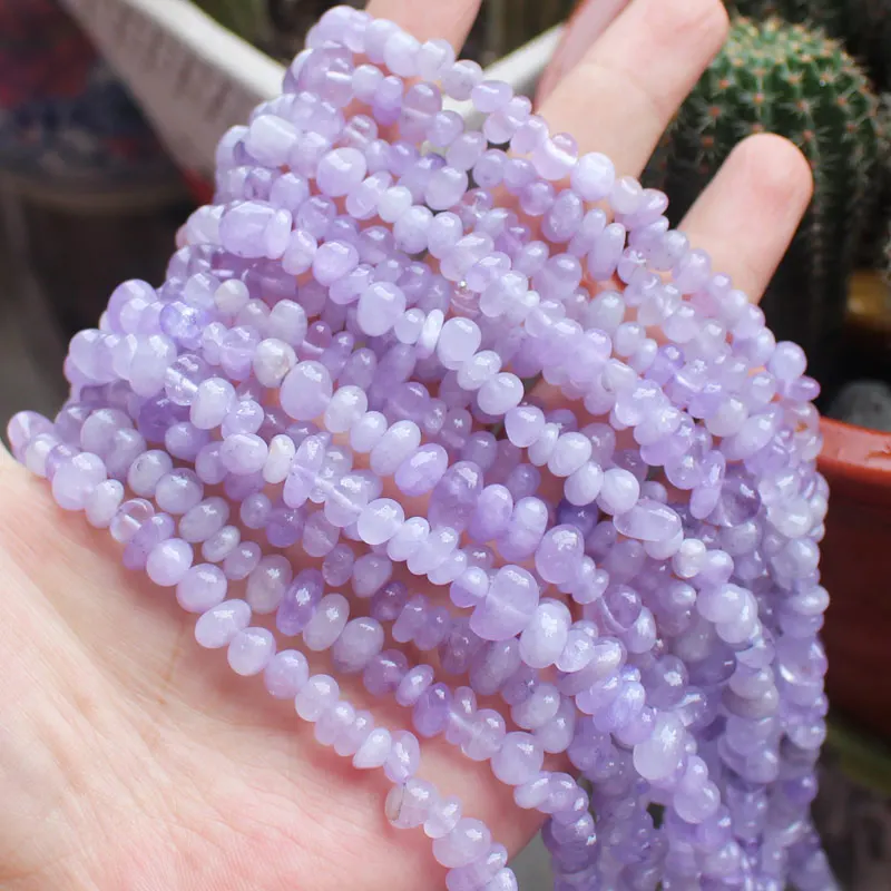Оптовая продажа 2-9 мм натуральные фиолетовые аматические бусины произвольной