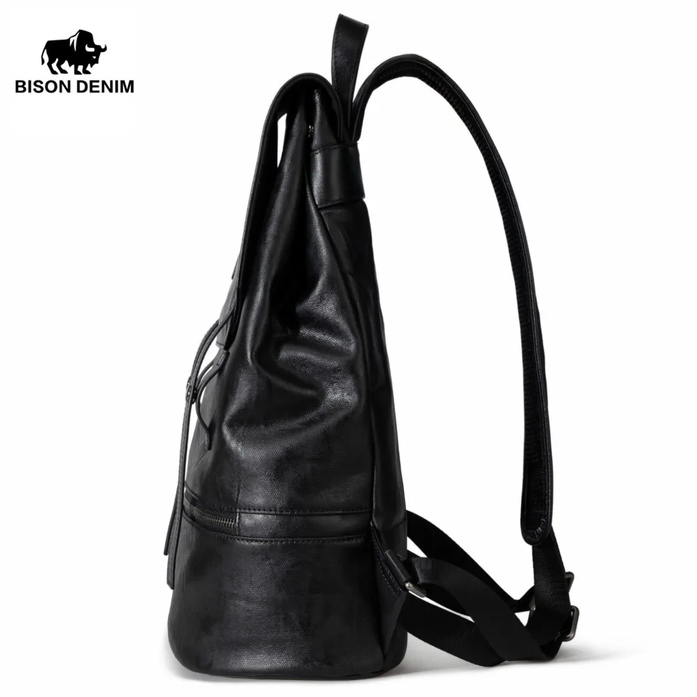 BISON DENIM модный рюкзак для подростков Большой Вместительный Мужской 15 &quotрюкзак