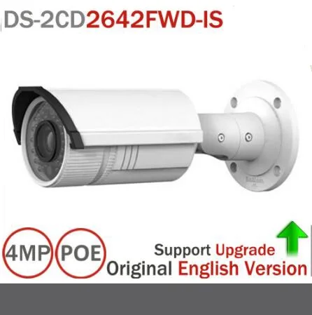 Ip камера DS 2CD2642FWD IS 4MP WDR Vari focal мм 2 8 12 объектив сетевая HD 1080 P 4 мега видео ИК Пуля POE