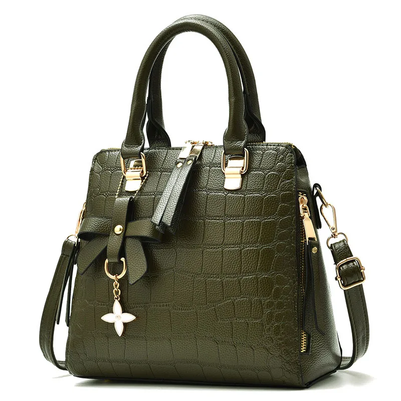 Luxury quality Lady Shoulder Crossbody Bags women Messenger Bag Crocodile leather Women butterfly Knot Designer HandbagsDFMP | Багаж и