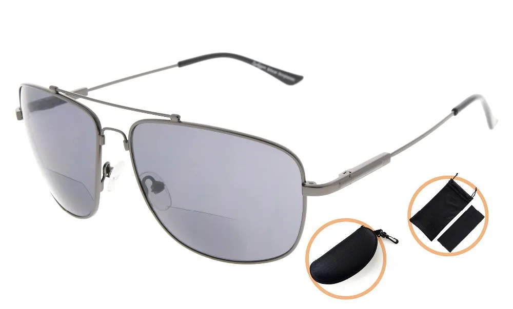 SG1801 Eyekepper памяти двухфокусные солнцезащитные очки гибкие Титан солнцезащитные очки для чтения