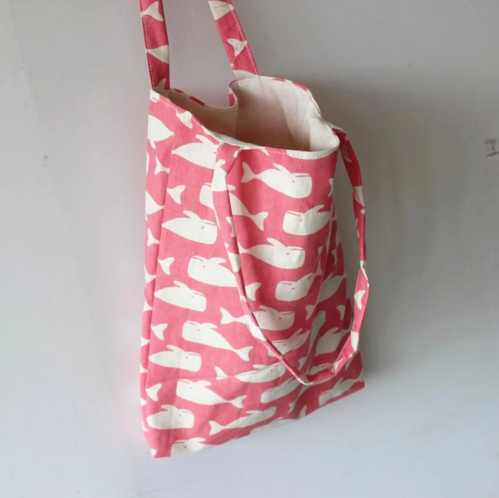 Новая хлопковая льняная многоразовая сумка для покупок ручной работы тоут с