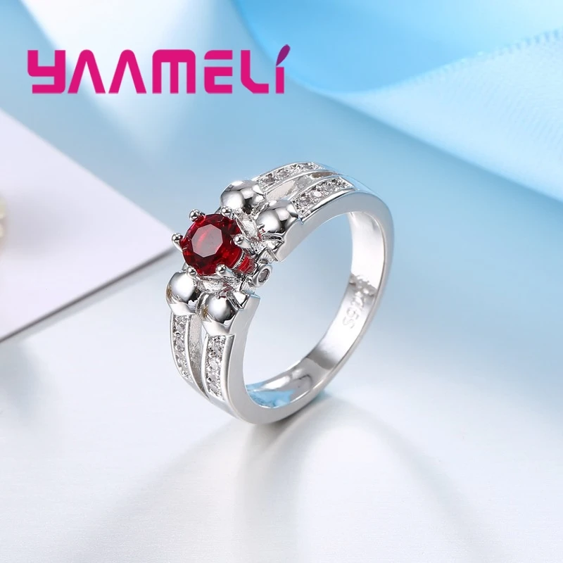 Factory Price Wholesale Women Fashion Wedding Rings 925 Sterling Silver Luxury Jewery Accessory Free Shipping | Украшения и