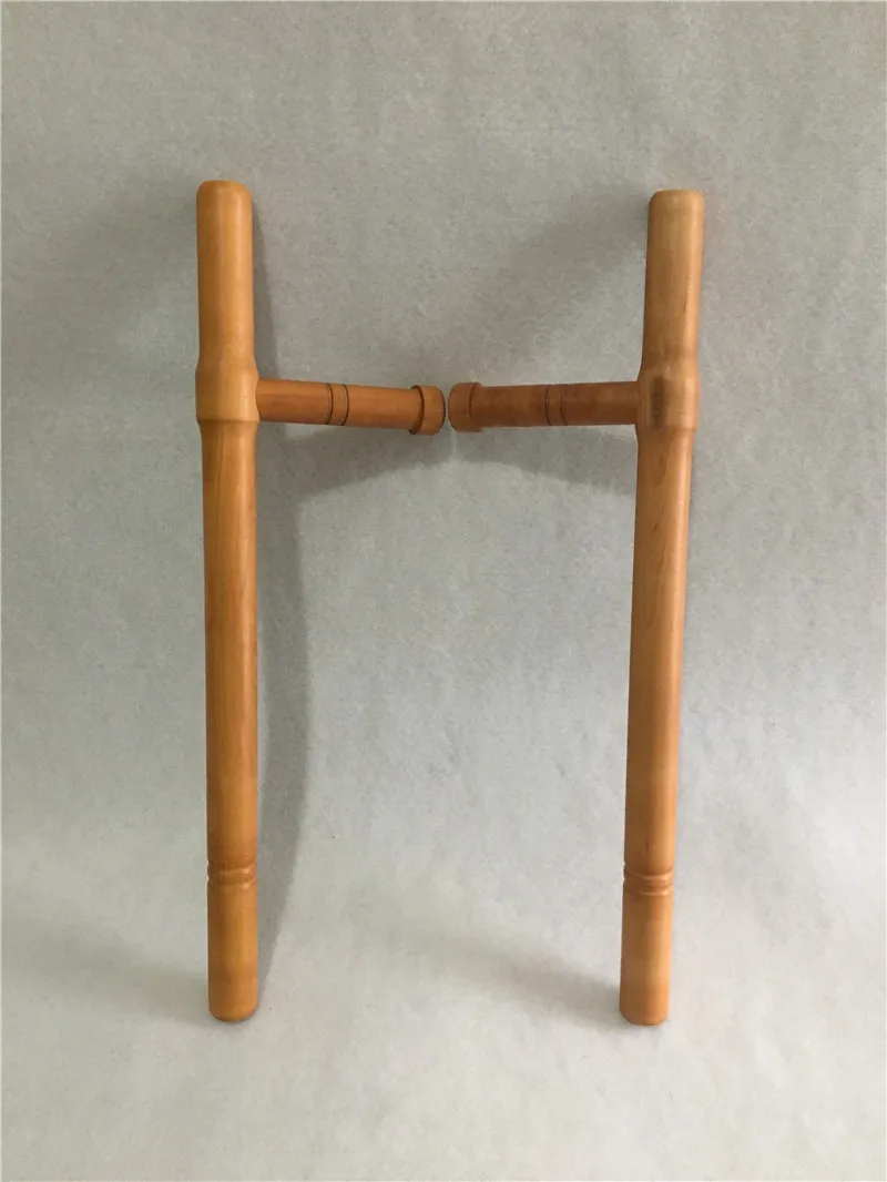 T sharp Tonfa древние боевые искусства двойные деревянные костыли Китайский кунг-фу двойной Tonfa фитнес практическое оборудование холодное оружие