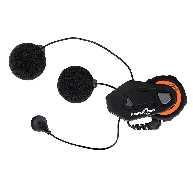 Freedconn T-Max moto rcycle шлем Bluetooth гарнитура Интерком 6 гонщиков группа говорящих FM intercomunicador moto+ мягкий наушник