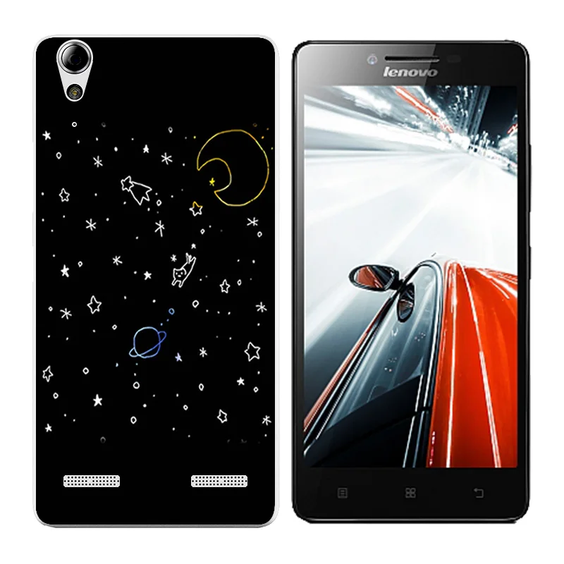 Мягкий ТПУ чехол для телефона Lenovo A6010 Plus & A6000 Lemon K3 K30-T с принтом смайлика A 6000 6010