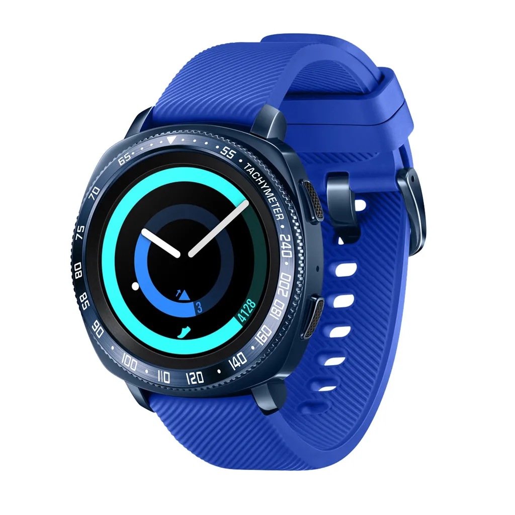 Модные украшения часов Аксессуары для samsung Galaxy Watch 42 мм, драгоценный камень кольцо клеющаяся крышка против царапин металл прочный роскошный