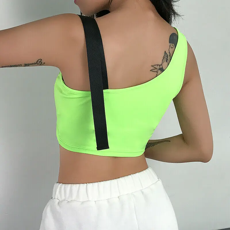 Женская модная летняя майка с пряжкой Женский Повседневный укороченный топ для