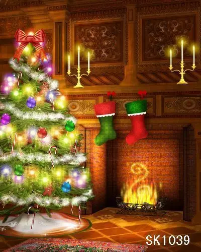 10*10ft Vinyl Computer Painted Christmas Studio backdrop Photography background SK 1039|backdrop background|backdrops fantasticbackdrop support |