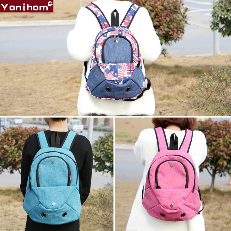 

Dog Carrier Travel Fashion Solid Dog Backpack Carrier Breathable Dog Carrier Backpack for Small Dog Walking Travel Shoulder Bags