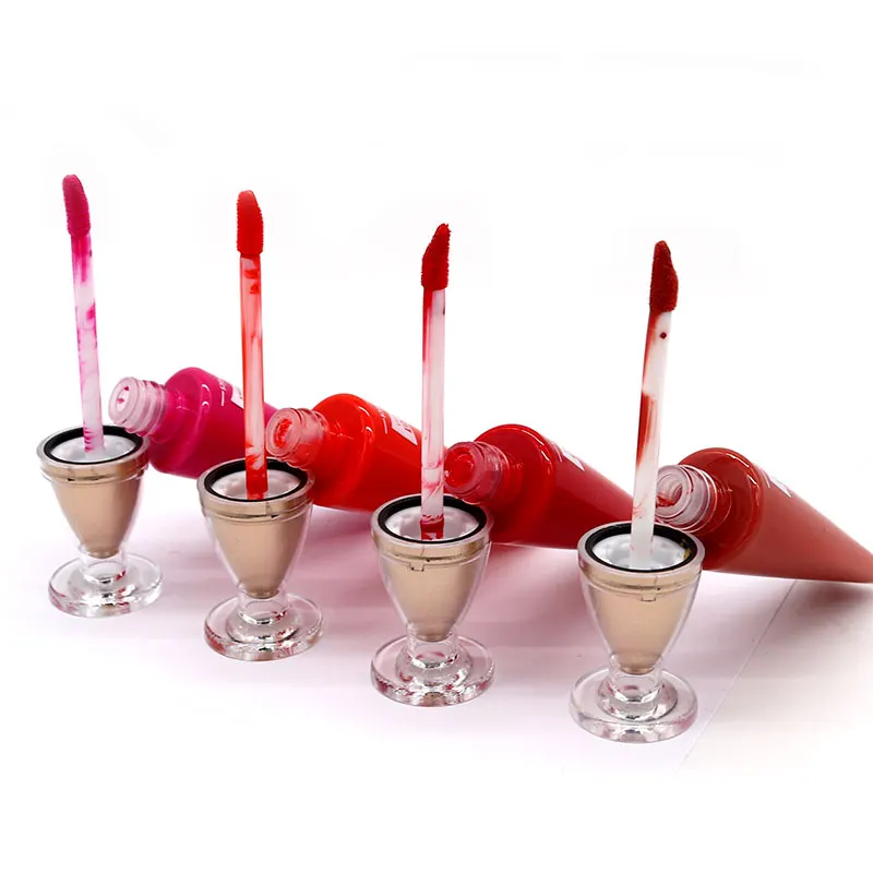 Компактная Матовая жидкая губная помада Maquiagem Femme 12 цветов водостойкий блеск для