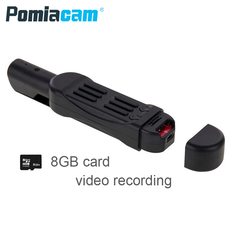 

T189 Mini Camera Full HD 1080P Camera Wearable Small Pen Camera Mini DVR Mini DV Camera video recording with 8GB Card