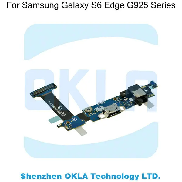 5 шт./лот зарядный порт гибкий кабель для Samsung Galaxy S6 Edge G925 G925f USB док-станция |
