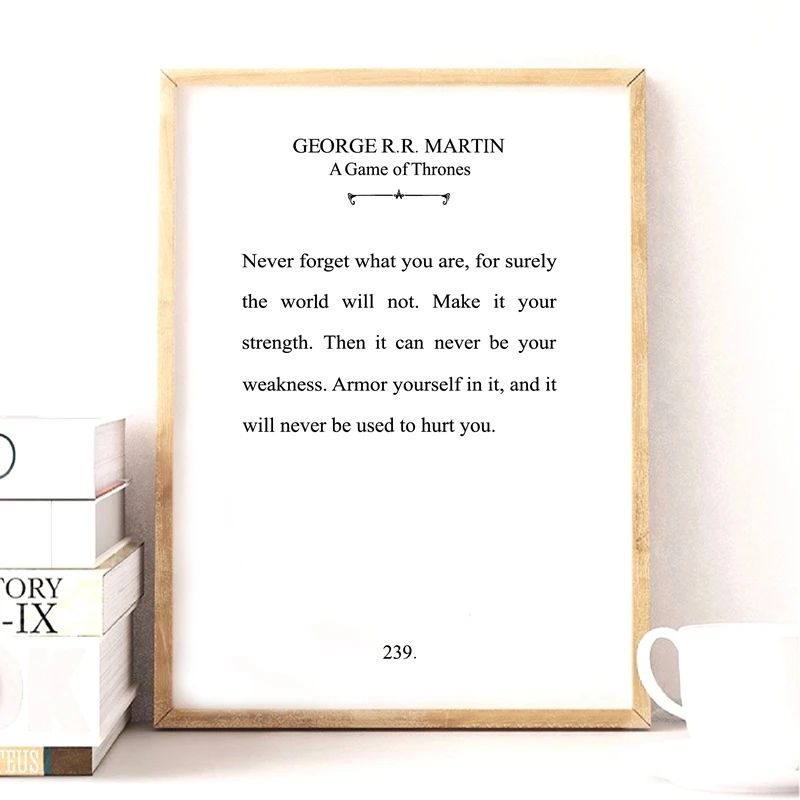 Джордж Р. Мартин литература печать типография среднего века минималистичное