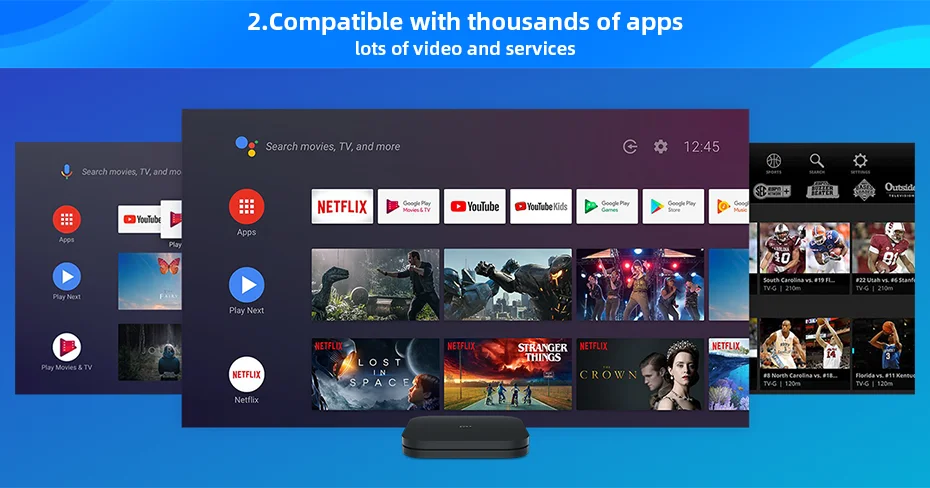 Глобальная версия Xiaomi mi tv Box S 4K HDR Android tv Strea mi ng медиаплеер и Google Assistant пульт дистанционного управления Smart tv mi Box S