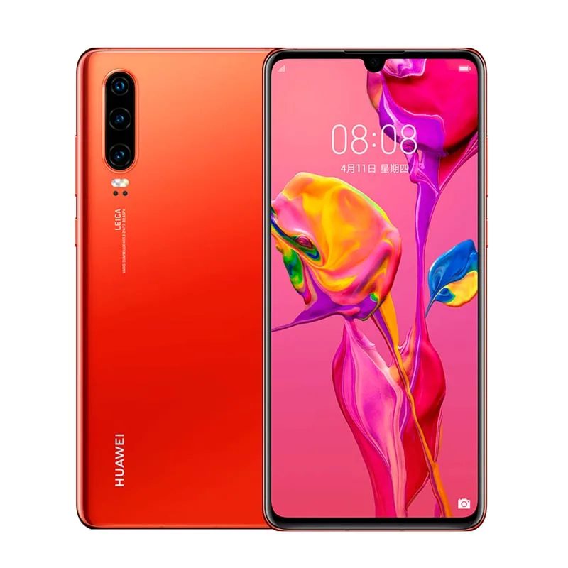 Huawei P30 6 1 дюймовый OLED FHD + экран смартфон Kirin 980 Восьмиядерный EMUI 9 40 МП четыре AI
