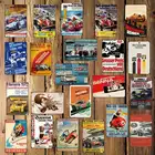 DecorMan Автомобиль Мотор гонки металлические знаки под заказ Оптовая Продажа Железная живопись Бар Паб Декор DD-1689