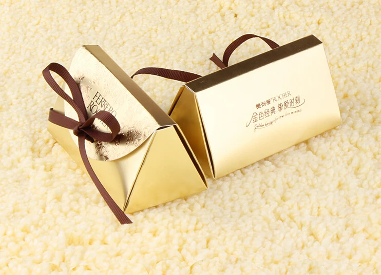 Бесплатная доставка 50 шт. коробка для конфет Ferrero Rock свадебные сувениры подарок