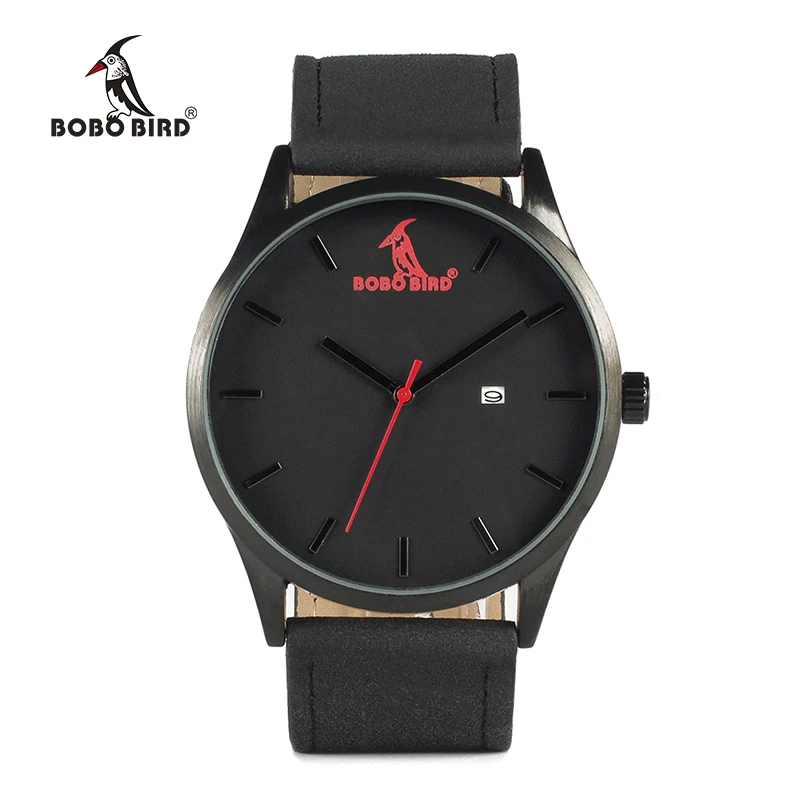 Бобо птица WG15 Ретро Круглый наручные часы мужские Часы лучший бренд класса люкс с