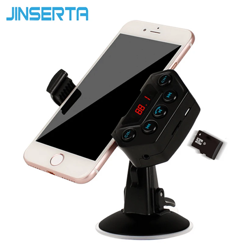 Автомобильный MP3 аудио плеер JINSERTA Bluetooth fm передатчик беспроводной модулятор