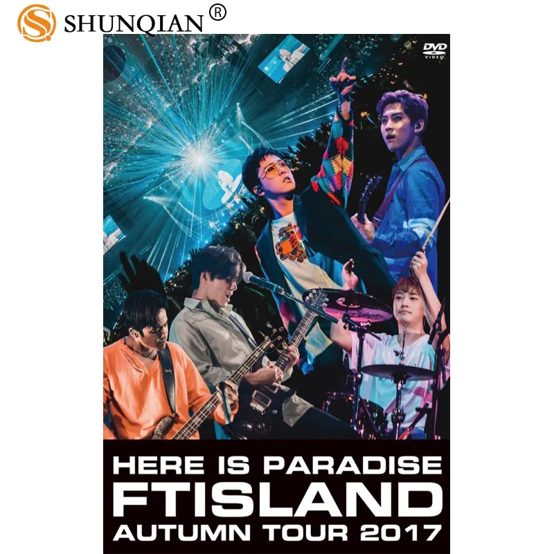 Новое поступление KPOP FTIsland Пользовательские печати шелковой атласной тканевый