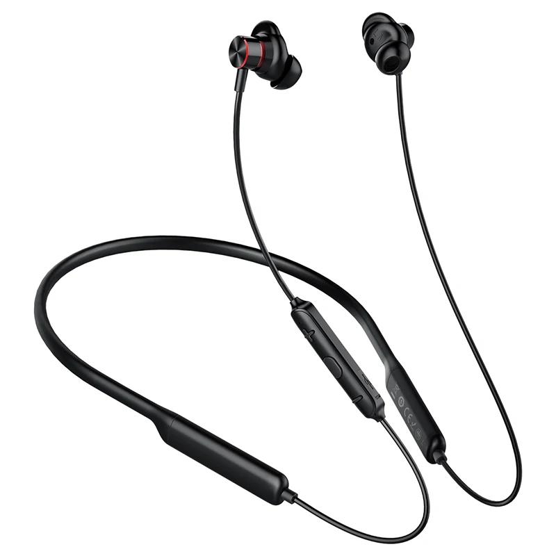 Black Baseus S12 шейные Bluetooth наушники для телефона Bluetooth 5,0 беспроводные наушники бас гарнитура с микрофоном fone de ouvido - Цвет: Black