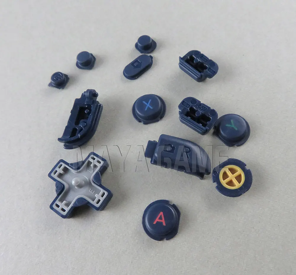 Blue Color Замена цветов для новых 3dsxl 3dsll комплектных D Pad A B X Y L R ZL ZR Home ON OF power Buttons для новых 3DS XL LL Original - Цвет: Blue Color