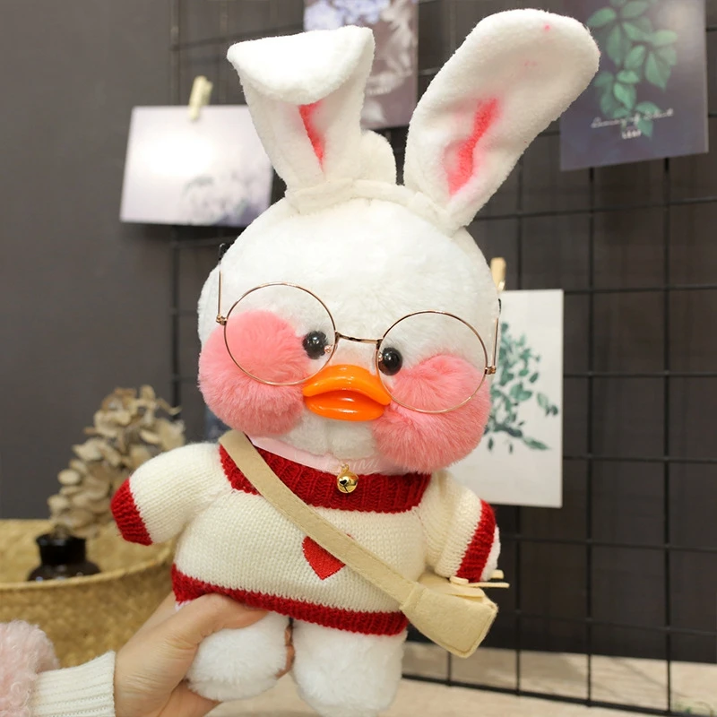 TOY169-30 Утка плюшевая игрушка плюшевая Мягкая кукла животные куклы детские игрушки Peluche мягкие животные утка мягкие игрушки для детей подарки на день рождения - Цвет: TOY169-30