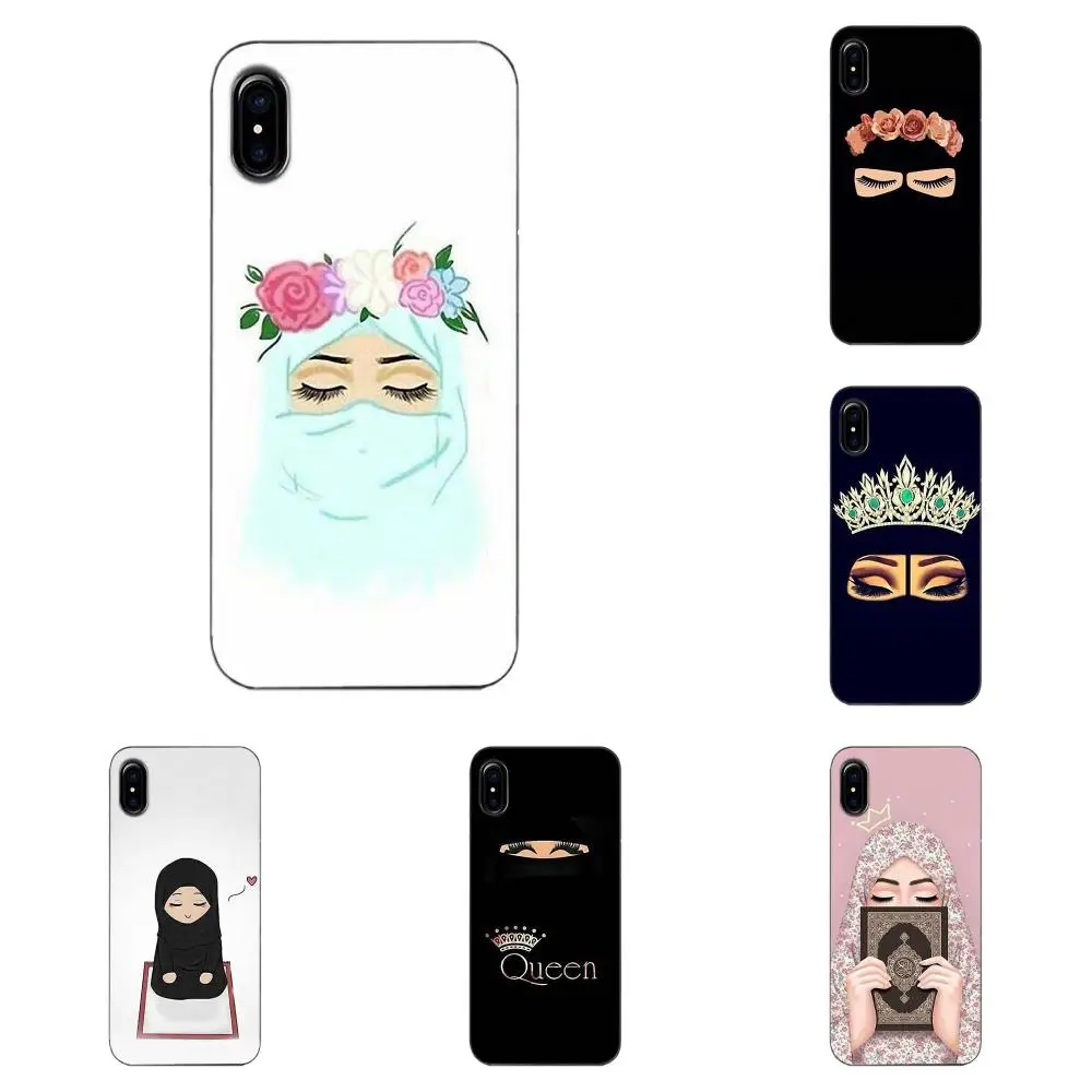 Tpwxnx хиджаб красивые мусульманские женщины ТПУ роскошь для Apple iPhone X 4 4S 5 5C 5S SE 6 6S 7 8