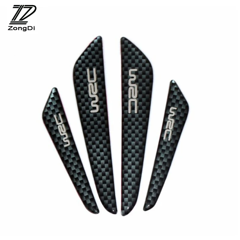 ZD 4 шт. защитные наклейки на двери автомобиля для Passat B5 B6 Peugeot 206 308 207 407 508 406 301 Skoda