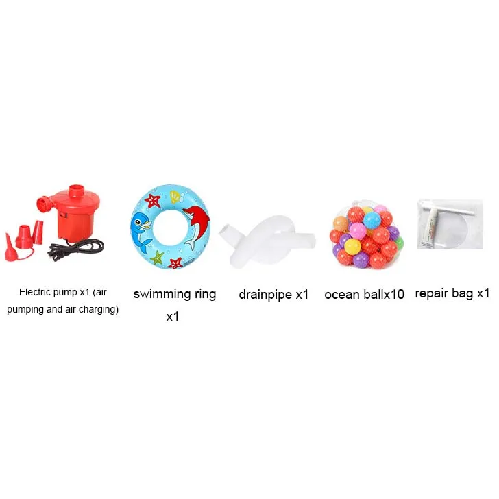 accessories 3 Детский сетчатый бассейн, детский и семейный бассейн с Круглым Верхом, надувной супер-толстый бассейн - Цвет: accessories 3