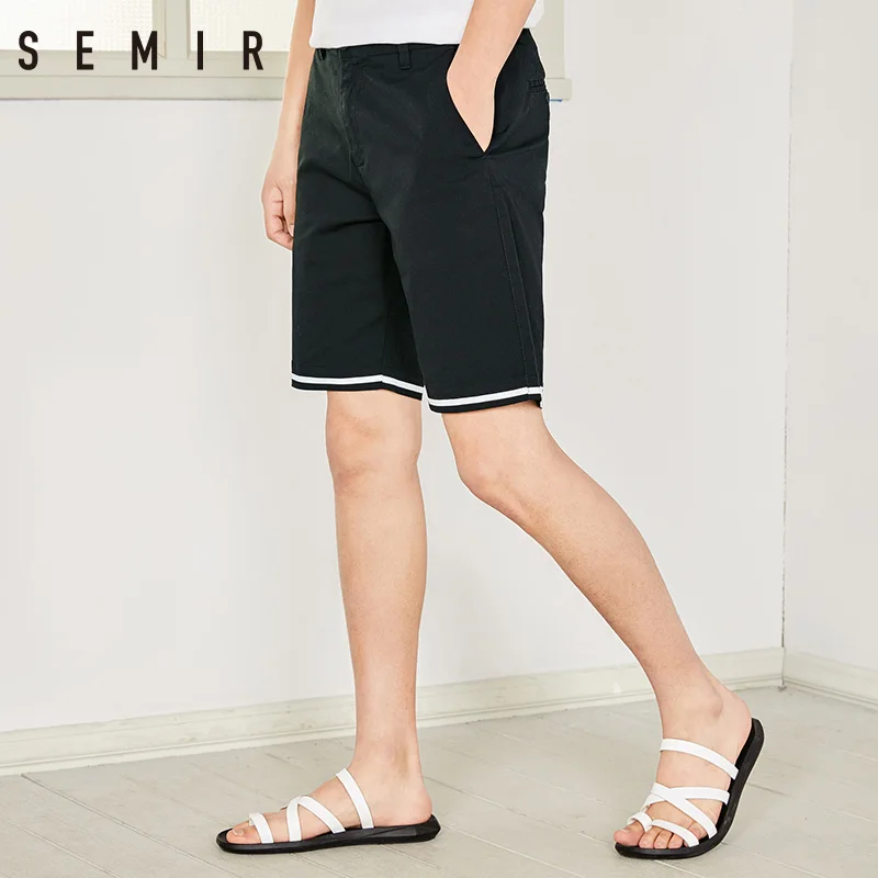 Мужские короткие джоггеры SEMIR мужские шорты для отдыха Новинка лета 2018 прямые