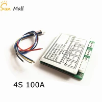 4s 100a bms 12 8v lithium iron phosphate battery 14 8v lithium battery protection board with balanced version split port